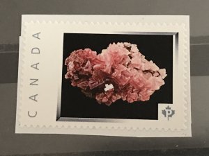 Canada Post Picture Postage * Pink Mineral Gem* *P* denomination