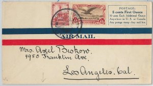58641 - MEXICO - POSTAL HISTORY: AIRMAIL COVER to the USA 1929 - MULLER # 18