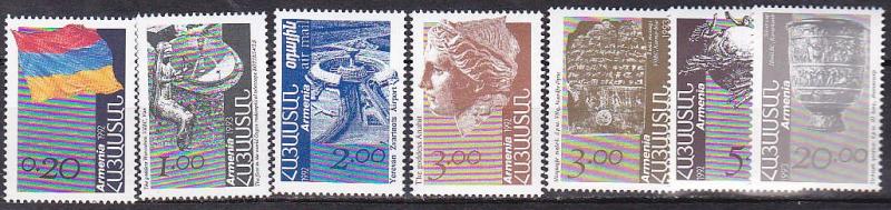 Armenia 433-9 1992-3 Scenes Cpl MNH