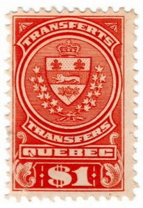 (I.B) Canada Revenue : Quebec Stock Transfer $1
