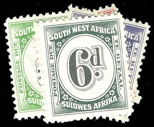 SOUTH WEST AFRICA J86-90  Mint (ID # 78316)