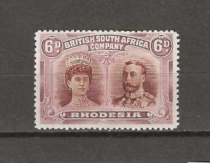 RHODESIA 1910/13 SG RSC I MINT