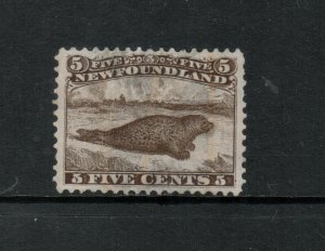 Newfoundland #25 Extra Fine Used With Neat Light Cancel **With Certificate**