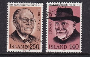 Iceland  #528-529  cancelled  1980  Europa