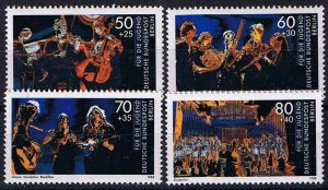 Germany 1988,Sc.#B666-9 MNH, Youth: idols of rock and pop music