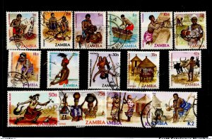 Zambia #240-253  Single (Complete Set)