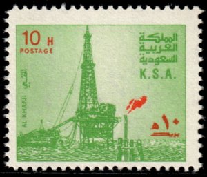 ✔️ SAUDI ARABIA 1982 AL KHAFJI OIL RIG LINE P 13½ Sc. 886a Mi. 733 C MNH [4S27]