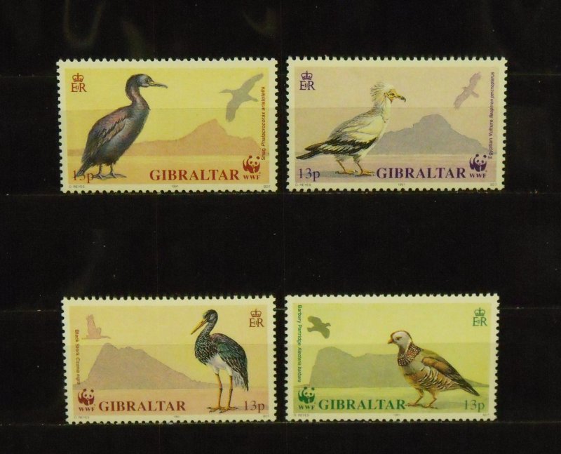 15673   GIBRALTAR   MNH # 591, 592, 593, 594                     CV$ 6.50