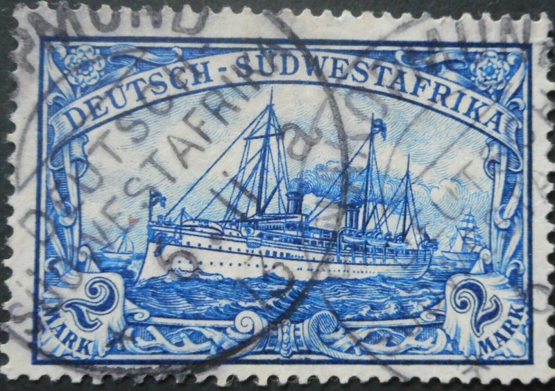 German South West Africa 1906 Two Mark with SWAKOPMUND postmark