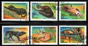 Malagasy Republic #1182-88 ~ Short Set 6 of 7 ~ Animals ~ Ucto, NH (1995)