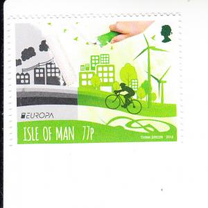 2016 Isle of ManEuropa Think Green  (Scott 1831) MNH