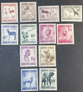 SOUTH WEST AFRICA # 249-260--MINT/HINGED---COMPLETE SET---1954