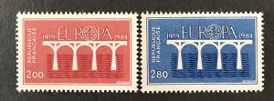 France 1984 #1925-6, MNH, CV $2.05