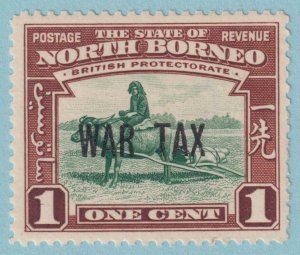 NORTH BORNEO MR1 WAR TAX  MINT HINGED OG * NO FAULTS VERY FINE! - SSF