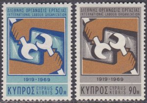 Cyprus Sc #322-323 MNH