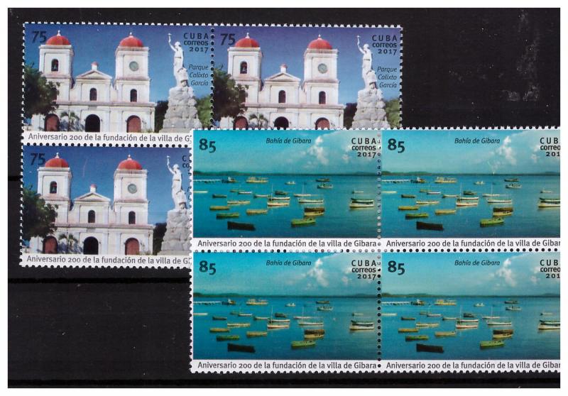 Gibara block of 4 MNH