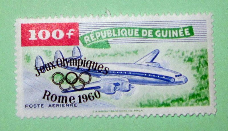 Guinea - C24, MNH. Olympic Ovpt. SCV - $9.75