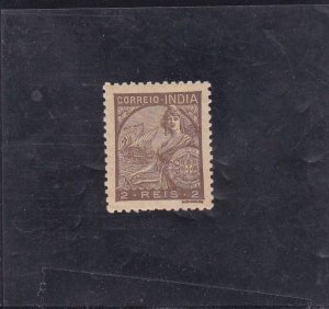 PORTUGUESE INDIA STAMP 2 r. AF # 334    (1931) MH