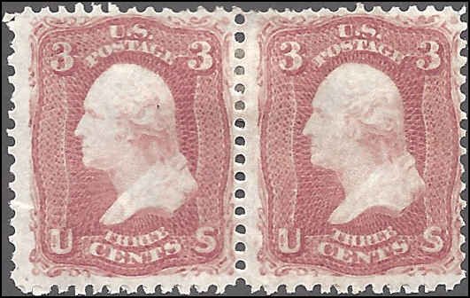 65 Mint,OG,HR... Pair... SCV $250.00
