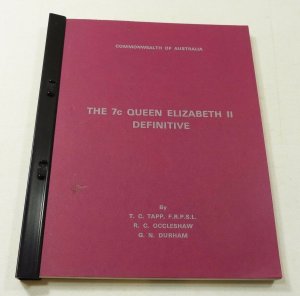 Philatelic Literature: 7c Queen Elizabeth II definitive - by Tapp, et al