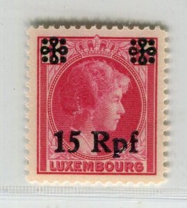 GERMANY; LUXEMBOURG OCCUPATION 1940s Charlotte surcharged MINT MNH 15pf. value