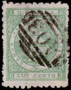 British Guiana Scott 65 (1863) Used F, CV $16.00 M