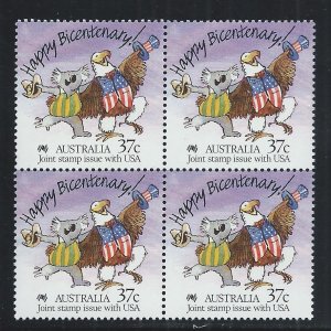 AUSTRALIA SC# 1052 B/4 FVF/MNH 1988