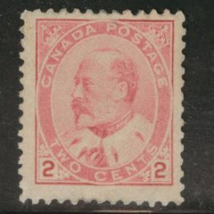 CANADA Scott 90 Mint No Gum 1898 2c KGV stamp CV$35