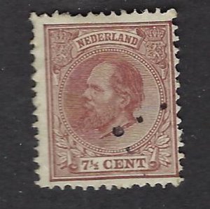 Netherlands SC#24 Used F-VF hr SCV$18.00...Fill Key spots!