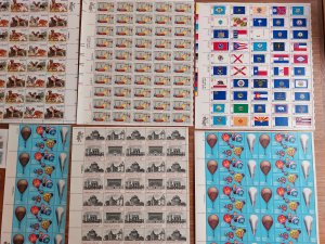 USA 1970-1990. Postage: stamps, sheets, booklets, valid Face value 100 $ (Lot52)