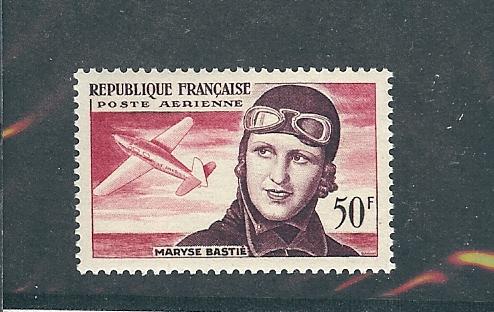 France, C33, Maryse Bastie Airmail Single, **MNH**