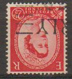 Great Britain SG 544bwi  Used Type II watermark inverted from booklet