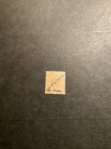 Stamp Luxembourg Scott #019 hinged