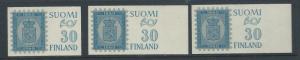 Finland  367 MNH X 3, VF 2018 CV $16.50