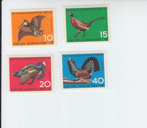 1965 Germany Birds  (Scott B404-07) MNH