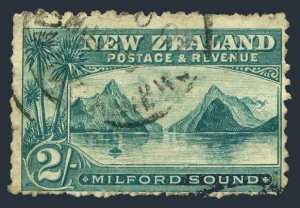 New Zealand 97,used.Michel 89a. 1889 .Milford Sound.