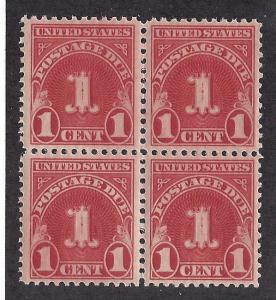 J70 Mint,OG,NH... Block of 4... SCV $25.00