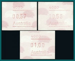 Australia 1987 Echidna Framas Button Set, Brisbane, MNH