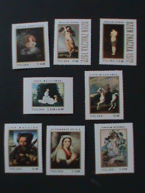 ​POLAND-1972 SC#1908--14  PAINTINGS BY FAMOUS PAINTERS-MNH-VF COMP[LETE SET