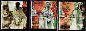 ISRAEL Scott 1297-1299 MNH**  stamp set with tabs