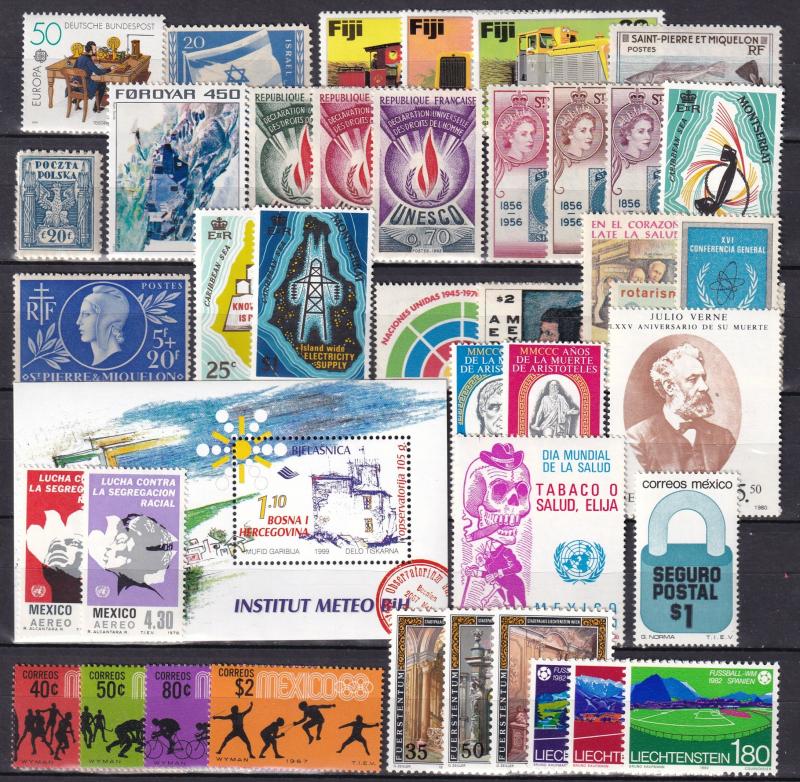 Worldwide  Lot-  Mint Never Hinged  Z504