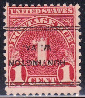 Precancel - DLE - Huntington, WV PSS 247 Compound Perf - Postage Due