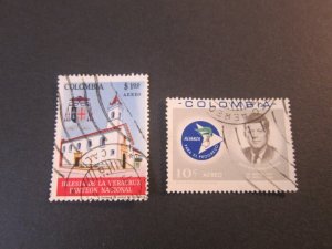 Colombia 1963 Sc C455,C459 FU