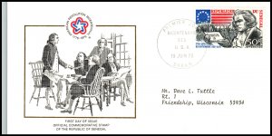 Senegal 430 US Bicentennial Typed FDC