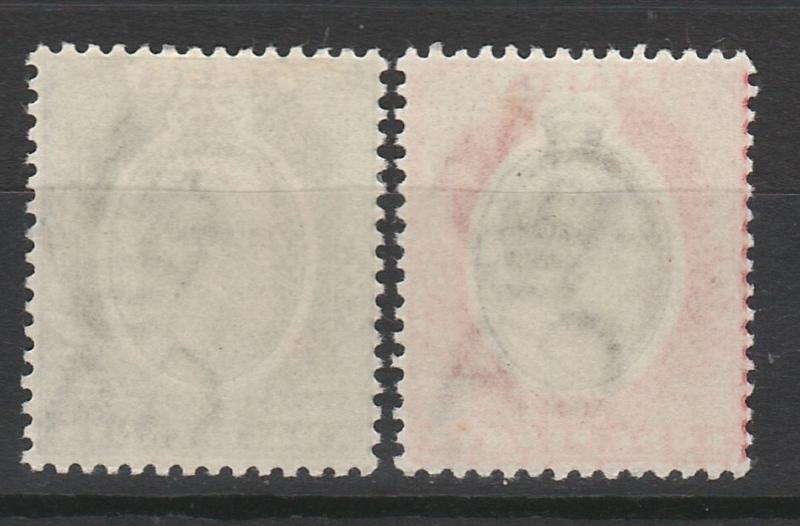 MALTA 1903 KEVII 1/2D AND 1D WMK CROWN CA