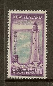 New Zealand, Scott #OY33, Eddystone Lighthouse, MH