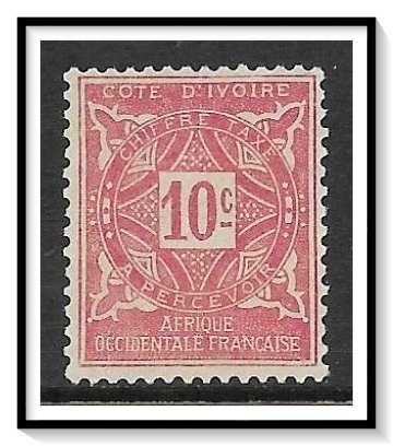 Ivory Coast #J10 Postage Due NG