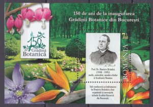 2010 Romania 6457/B471 Flowers 6,50 €