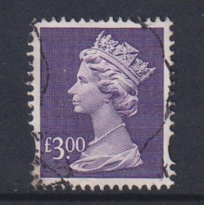 Great Britain  #MH282  used    Machin £3