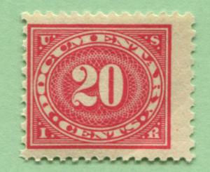 R263 US 20c Carmine Rose, MNH cv $16.50